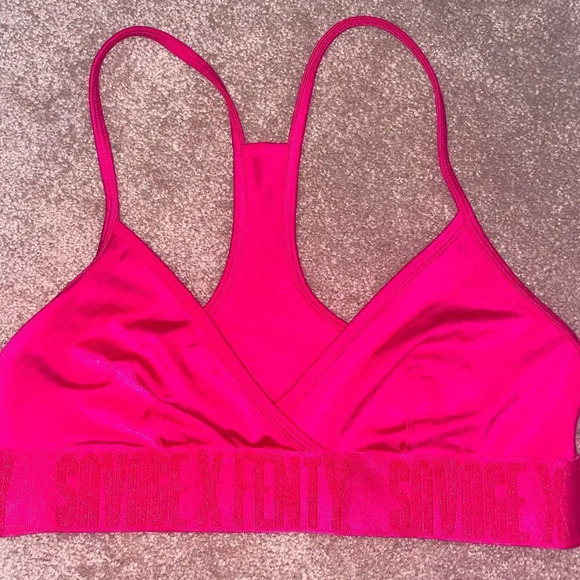 SAVAGE X FENTY HOT PINK FOREVER SAVAGE BRALETTE SIZE SMALL - Picture 8 of 11